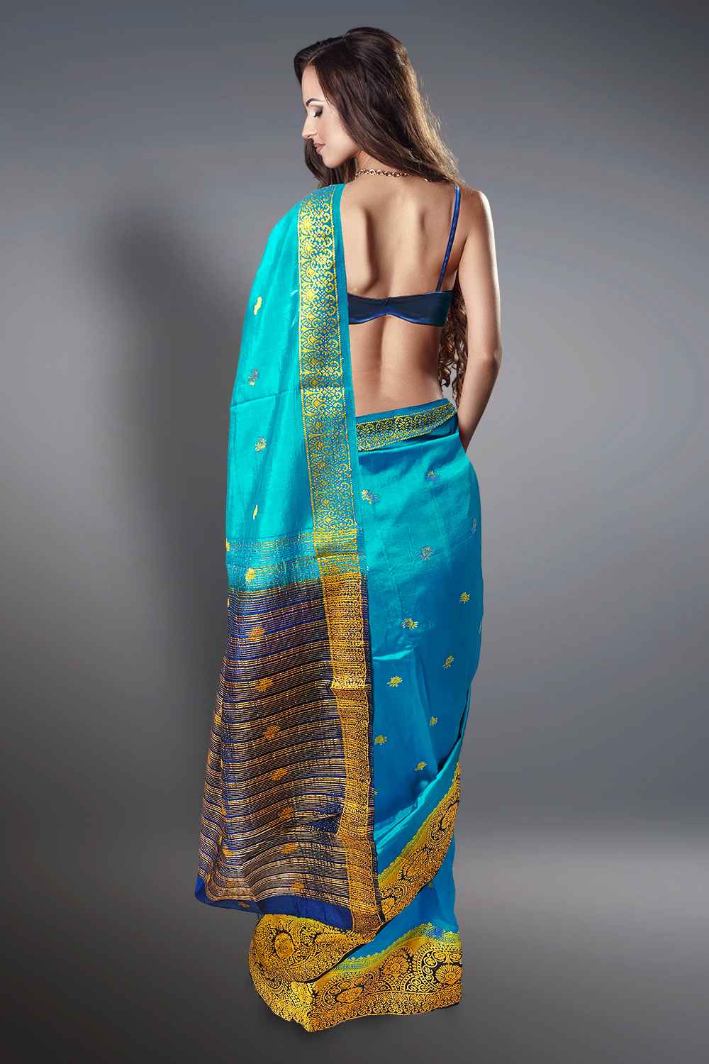 Blue Pattu Saree