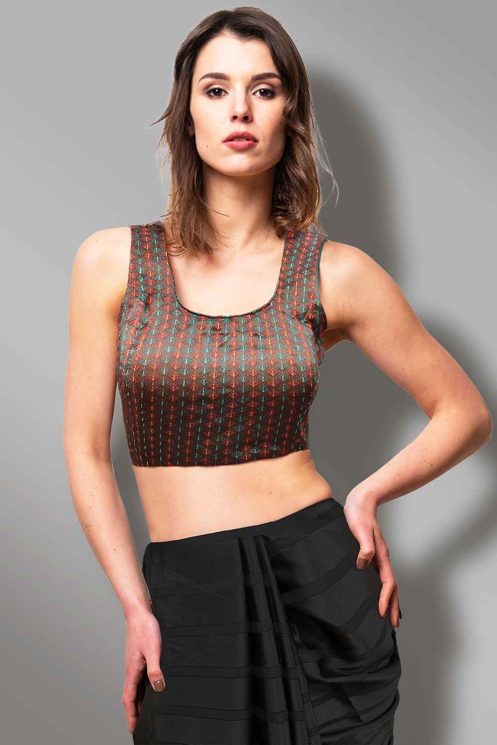 Chocolate Brown Blouse