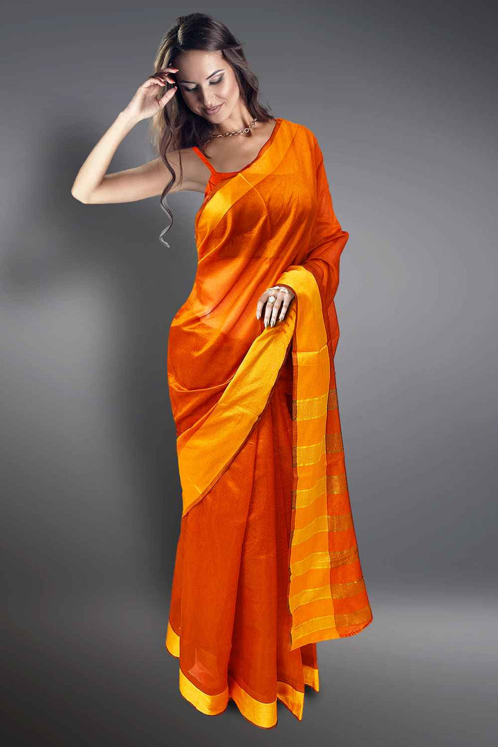 Cotton Border Saree