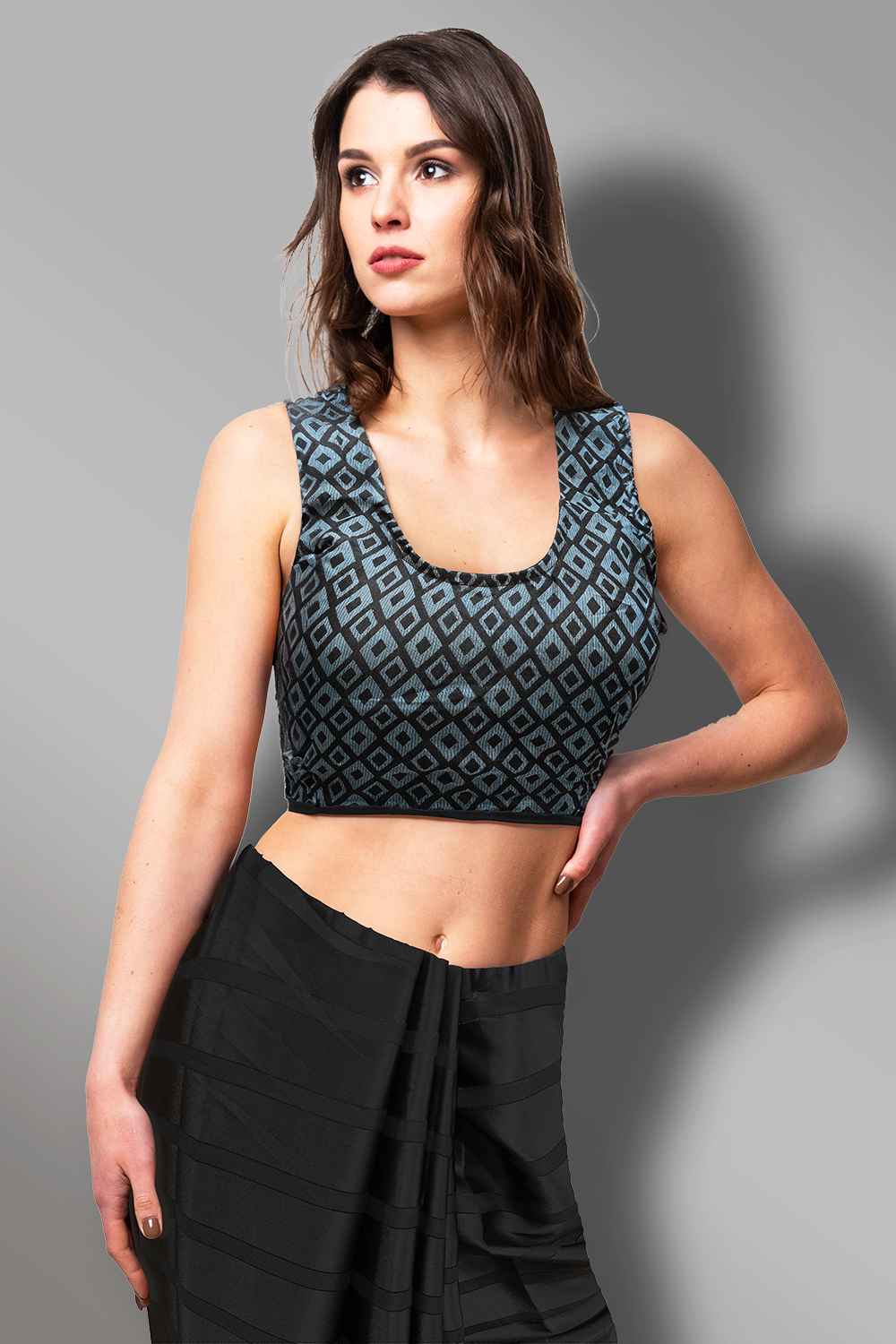 Cotton Printed Blouse