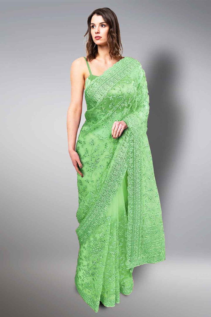 Fancy Net Saree