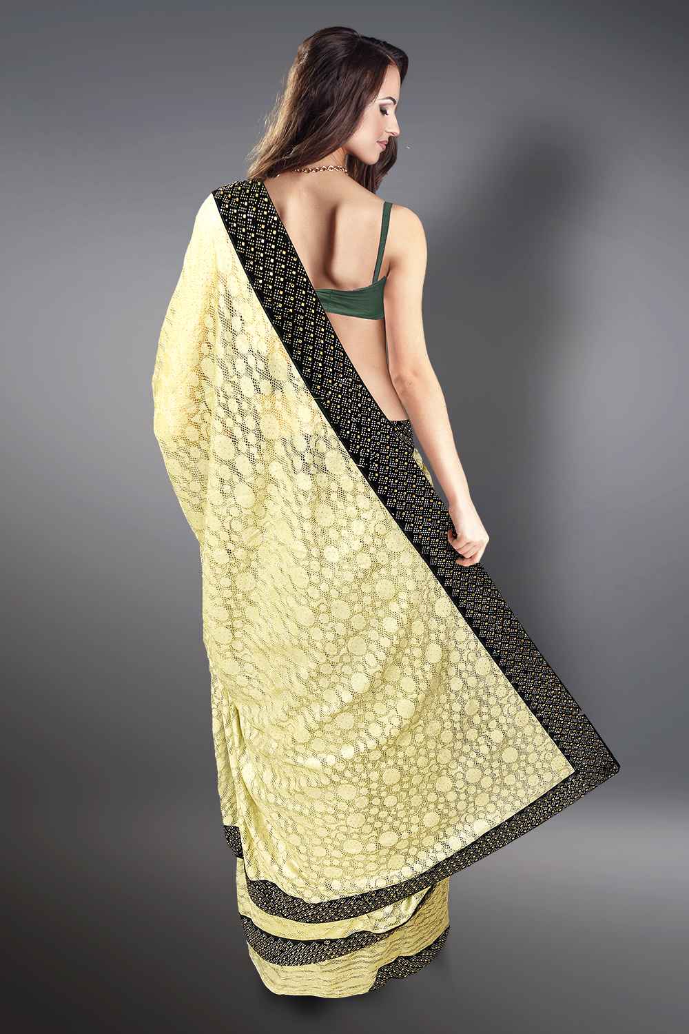 Heavy Border Saree