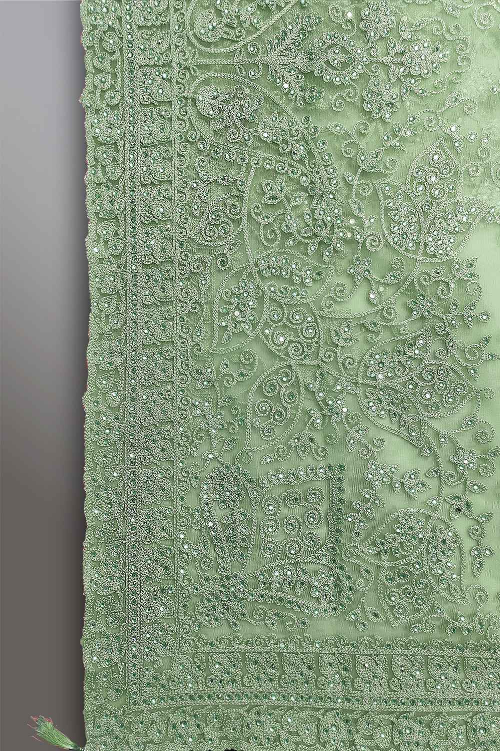 Heavy Embroidery Saree