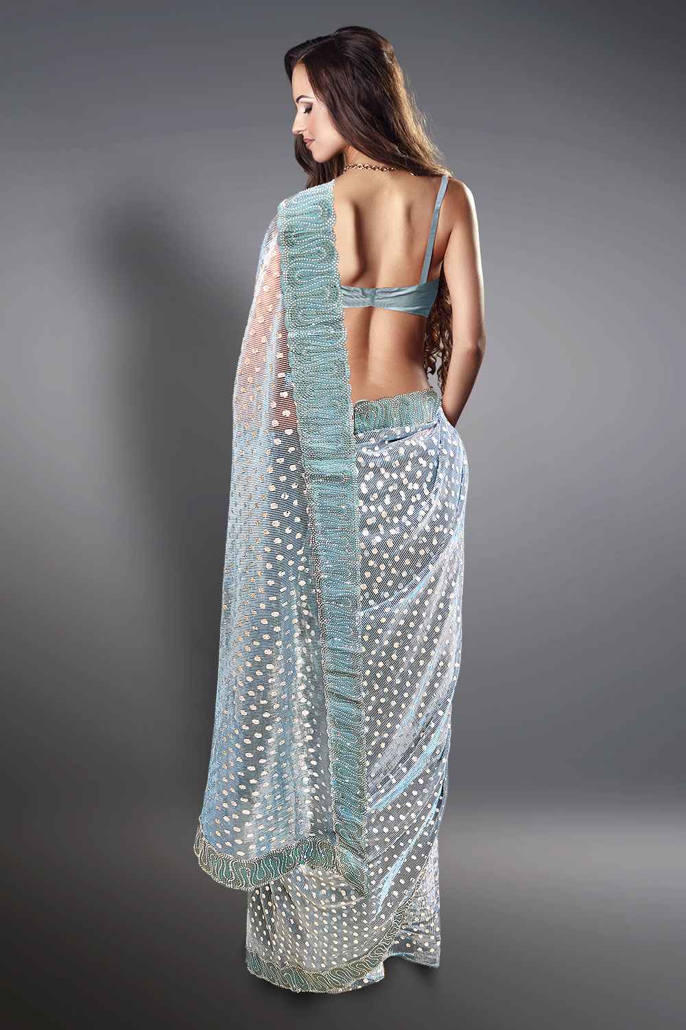 Lycra Blend Saree