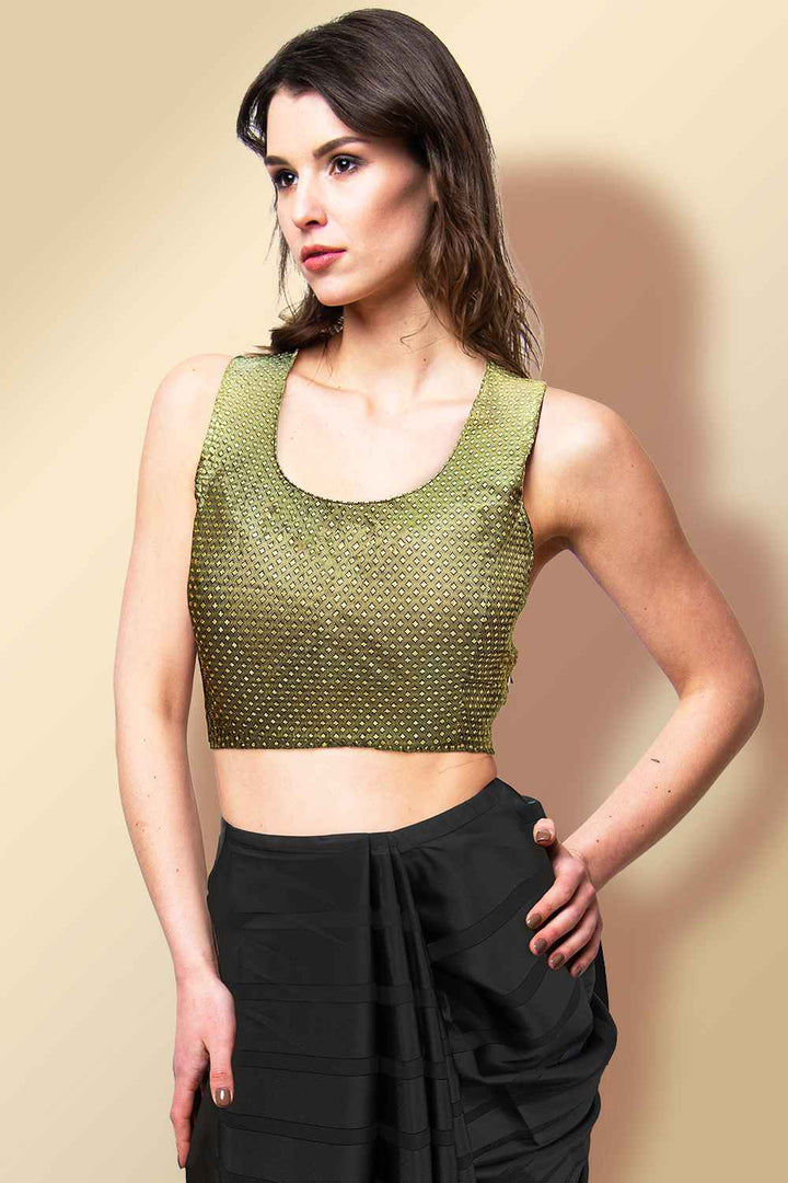 Mehendi Green Blouse