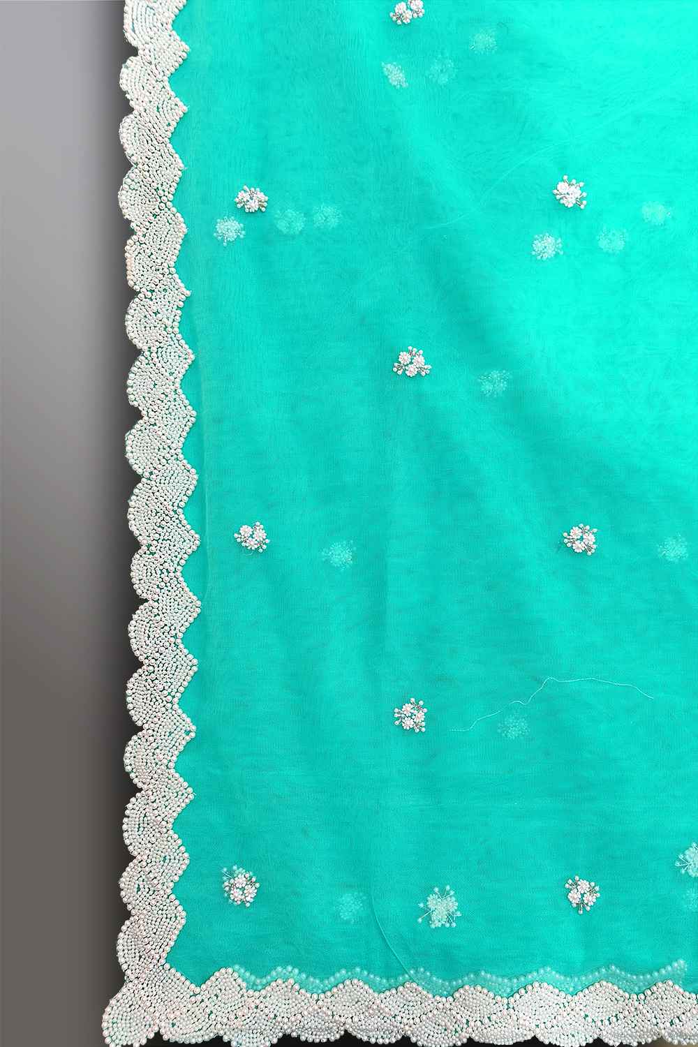 Moti Work Saree