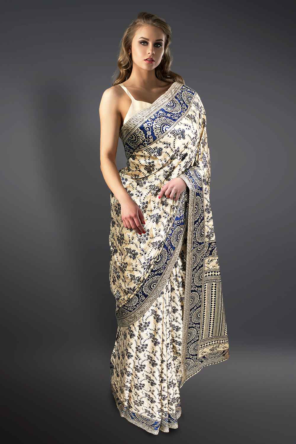 Mysore Silk Crepe Saree