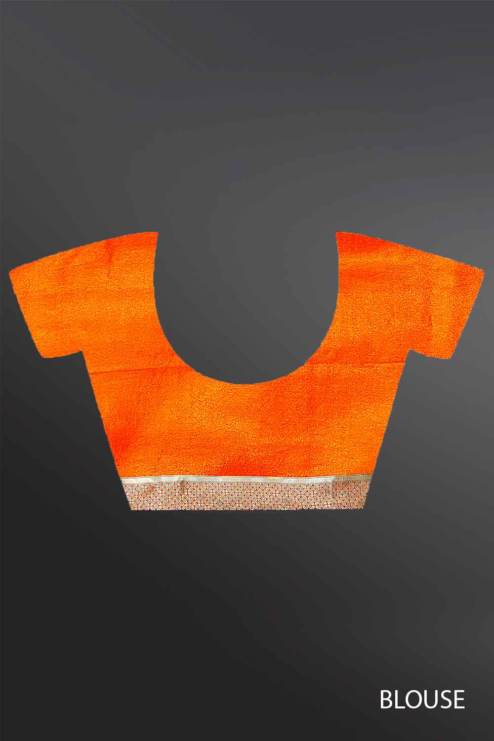 Orange Paithani Saree