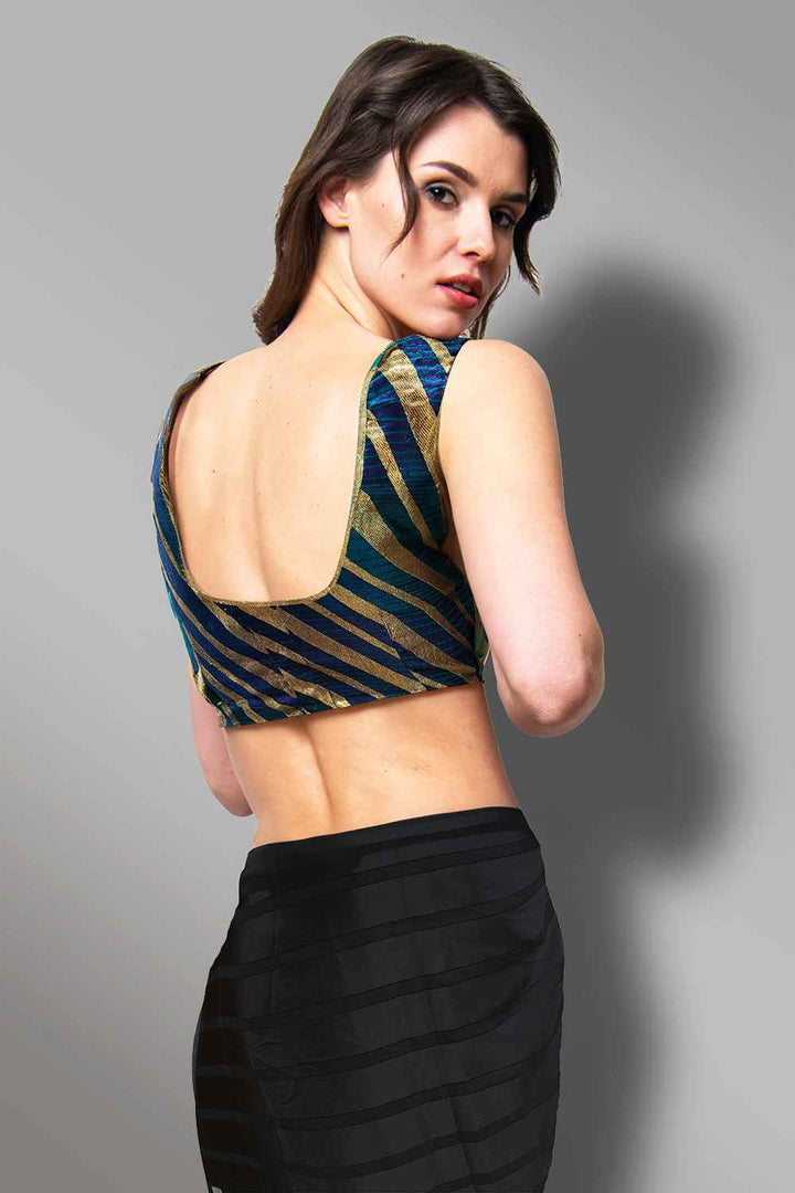 Peacock Colour Blouse