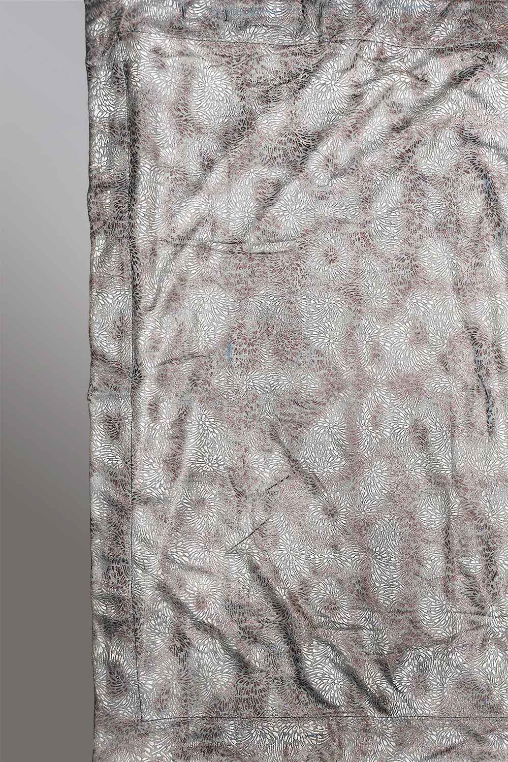 Silver Glitter Saree