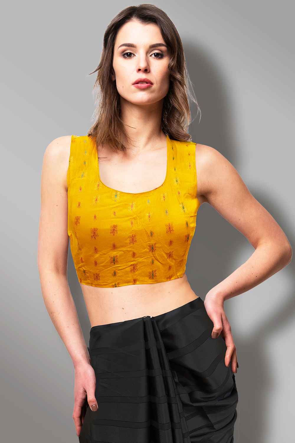 Yellow Cotton Blouse