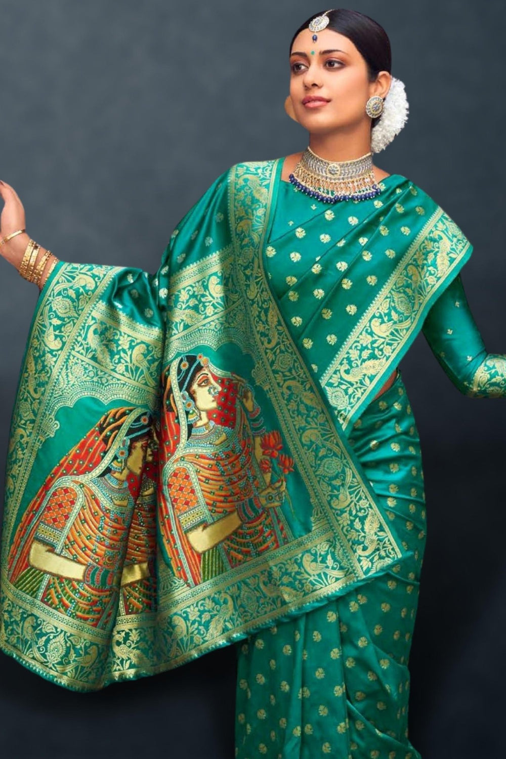 banarasi paithani saree - paithani banarasi saree