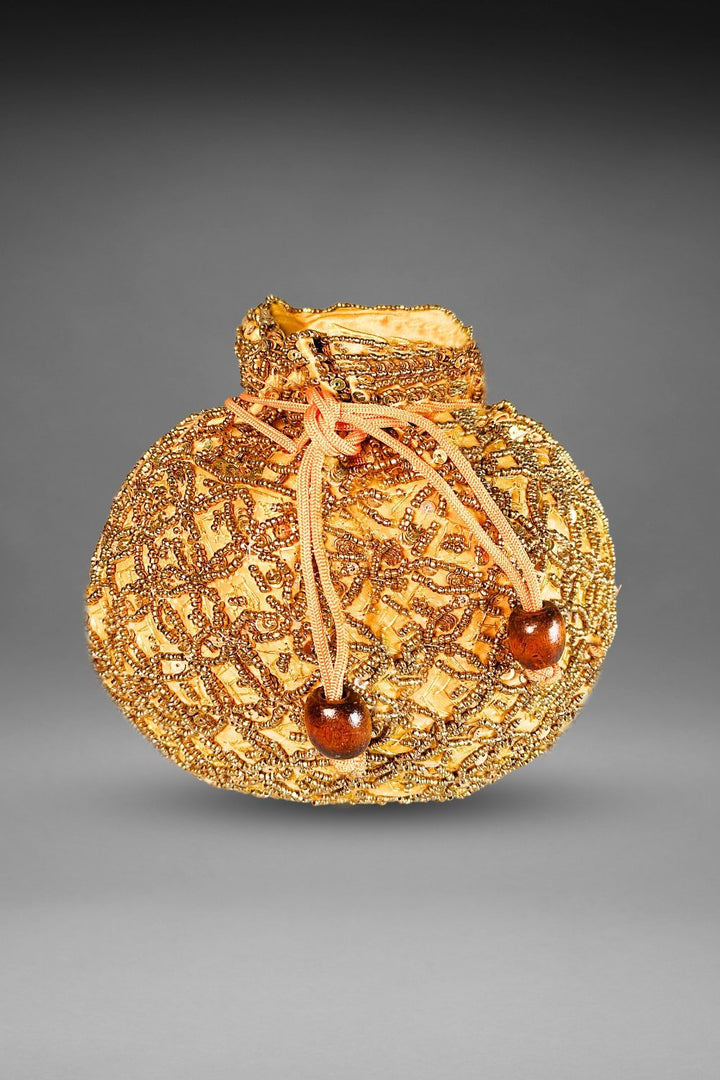 gold potli bag