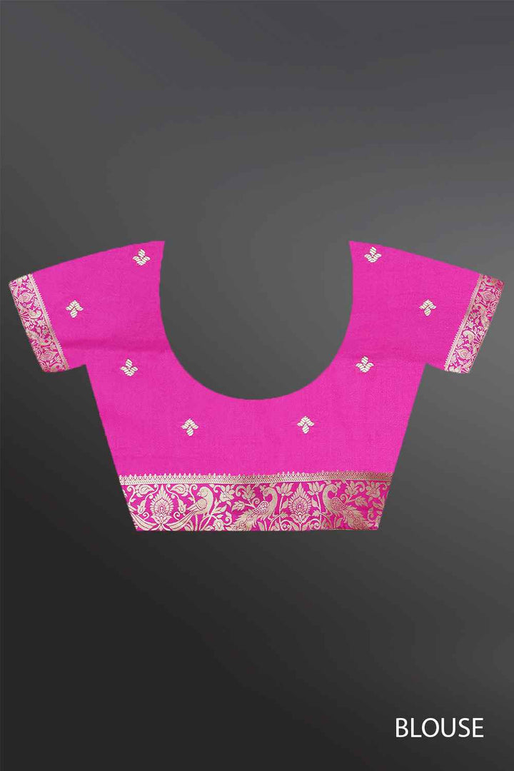 Pink Kanjivaram Saree