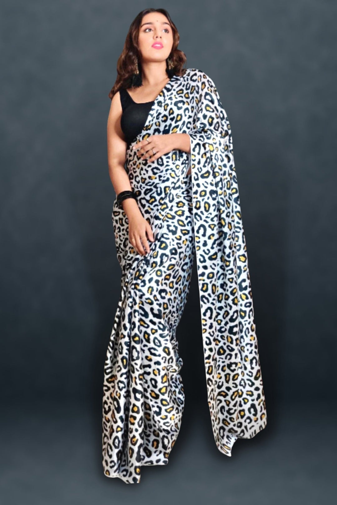 ready to wear saree with stitched blouse